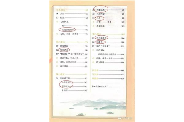 语文书五年级上册