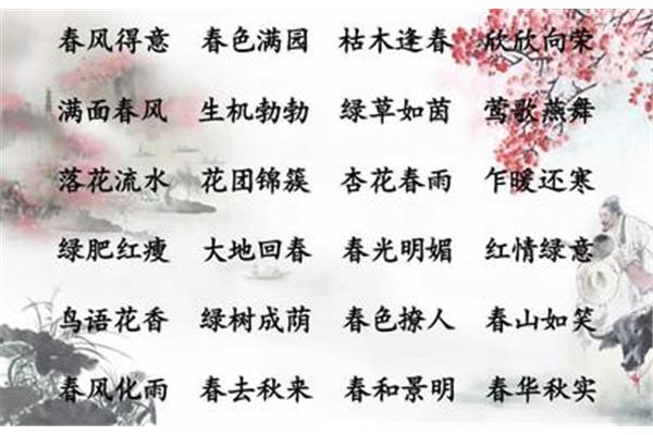 四季诗句春夏秋冬