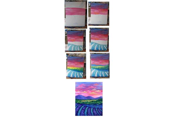简单水粉画