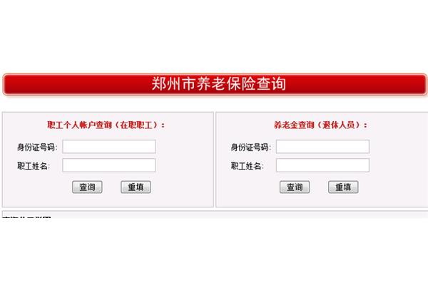 个人养老保险查询