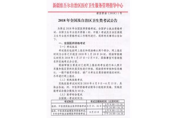 执业医报名时间