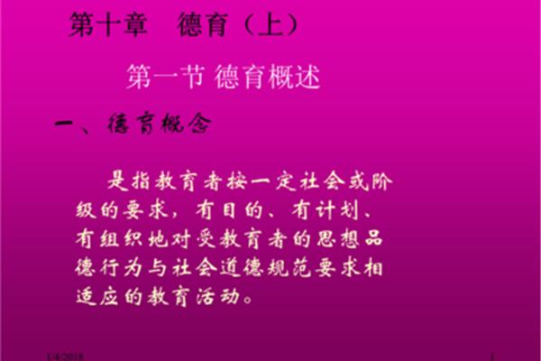 德育的意义