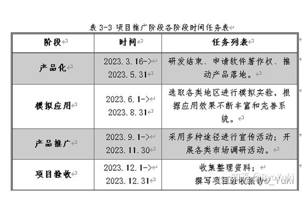 大创项目计划书