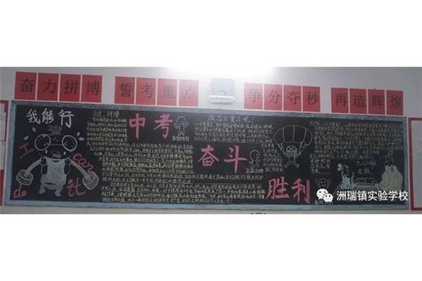 中考黑板报