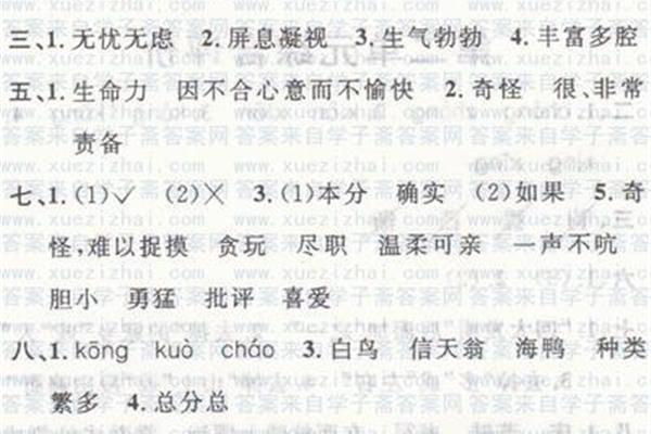 无忧无虑中学语文