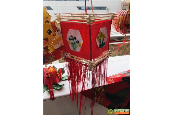 废旧材料做花灯