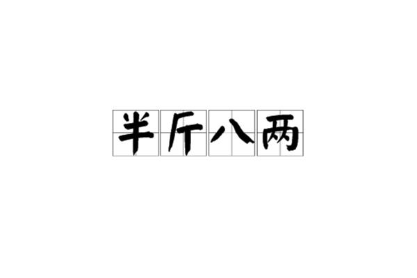 斤打一成语