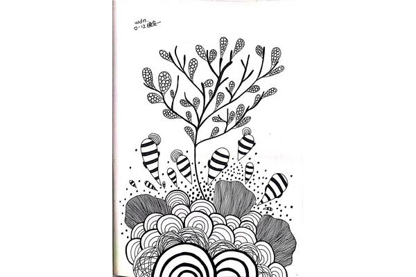 线描装饰画