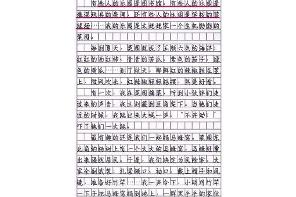 四年级作文补习
