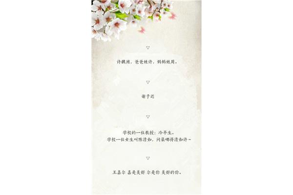 名字的故事