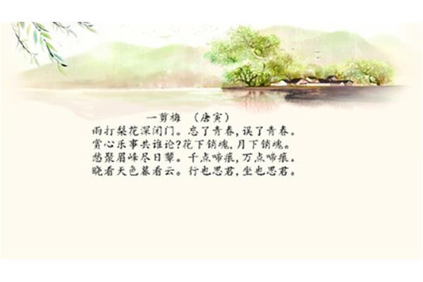描写雨的古诗