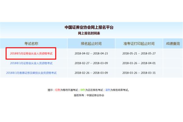 证券从业报名