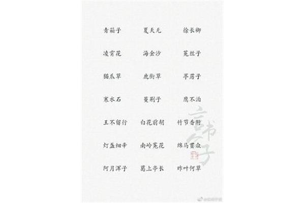 好听的名字大全