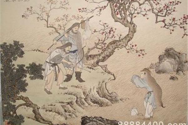 鹿乳奉亲的故事