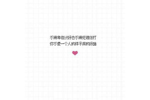 爱一个人的句子