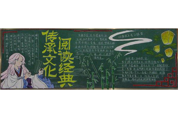 读书节板报