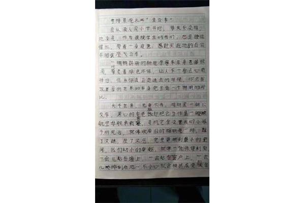 努力学习的作文