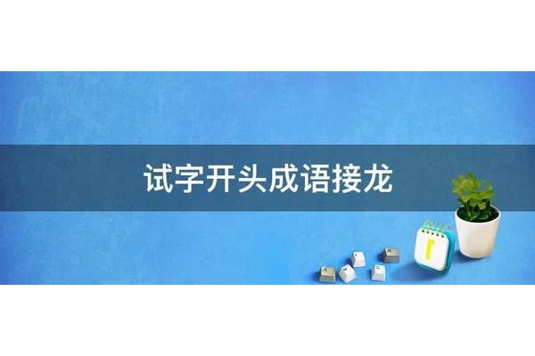 试字开头的成语