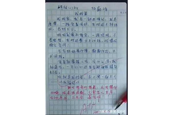 小学生3年级作文