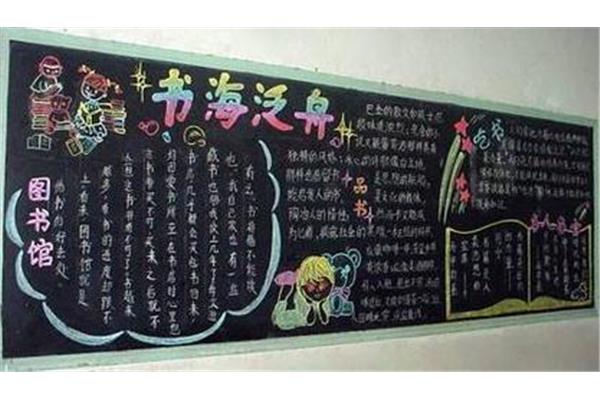 读书节板报