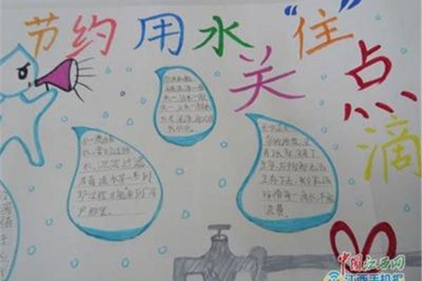 节水手抄报内容