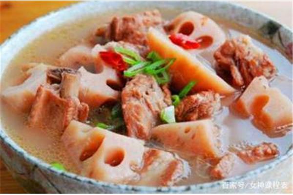 莲藕瘦肉汤