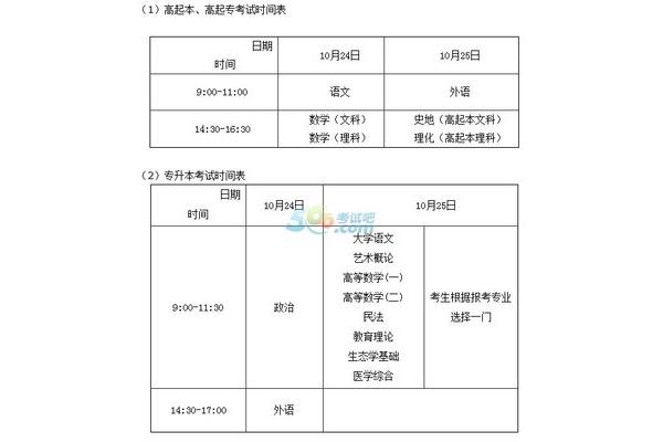 河南高考时间