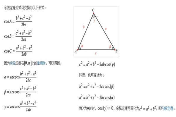 勾股定理公式大全