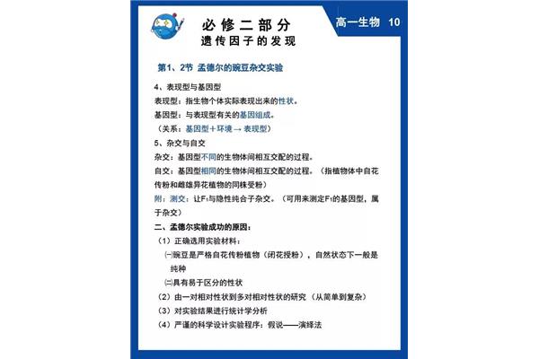 高一生物必修二
