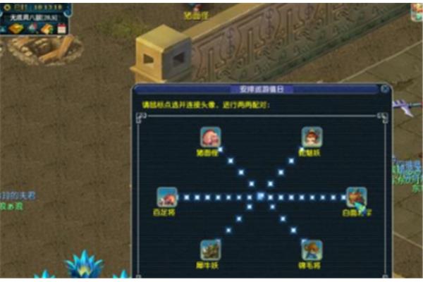 无底洞连线图