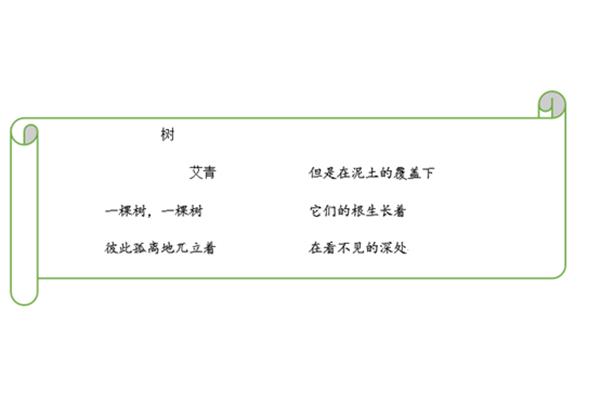 《树》诗歌