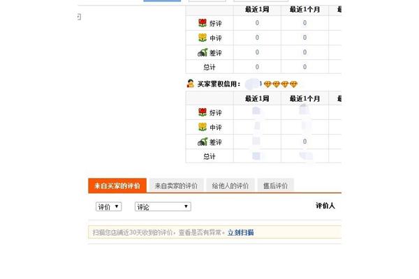 淘宝我的评价
