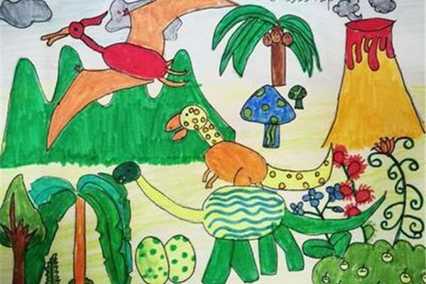 小学三年级美术画