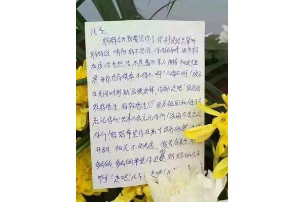 母亲写给儿子的信