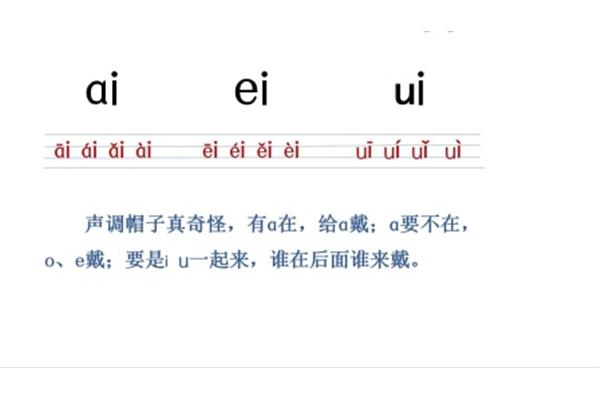 ai的声调标在哪