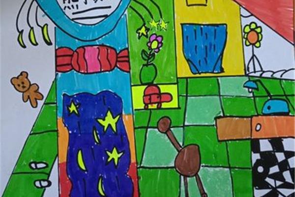 小学三年级美术画