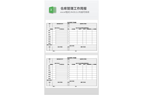 工作周报怎么写
