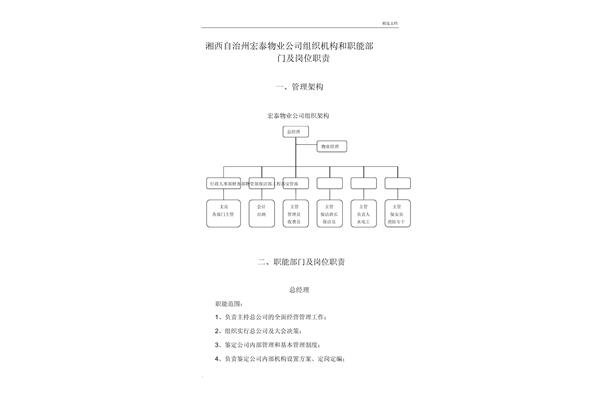 物业管理机构