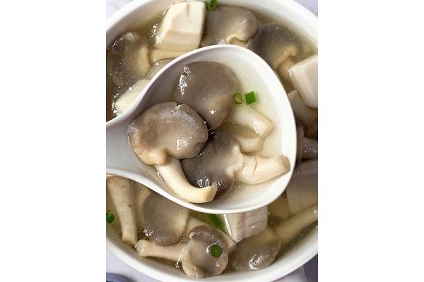 平菇豆腐汤的做法