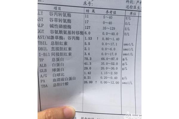 谷丙转氨酶偏低