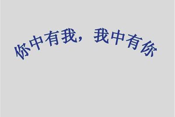 你中有我我中有你