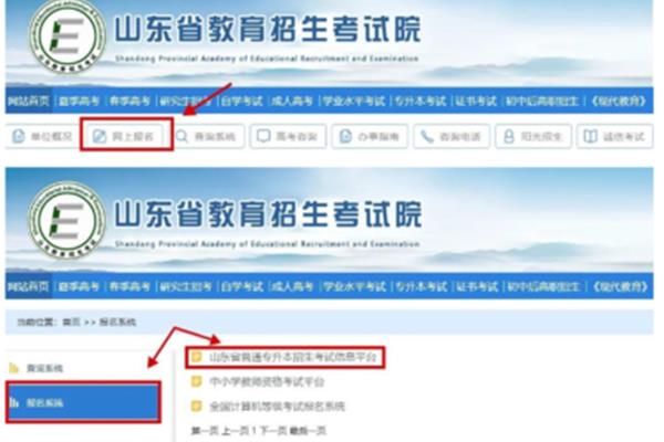 山东省招生考试院