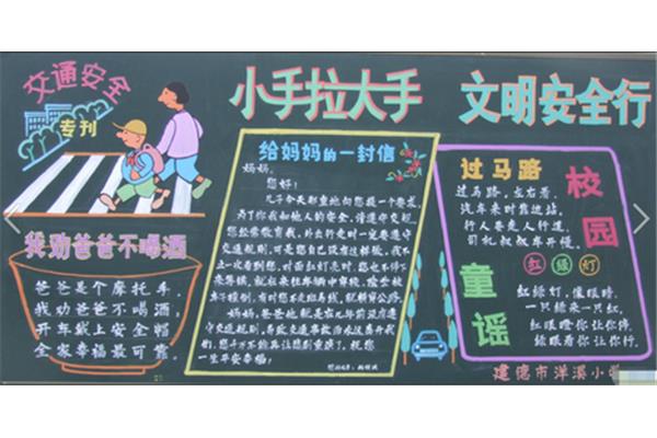 安全教育板报图片