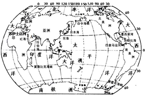 大洲大洋分布图