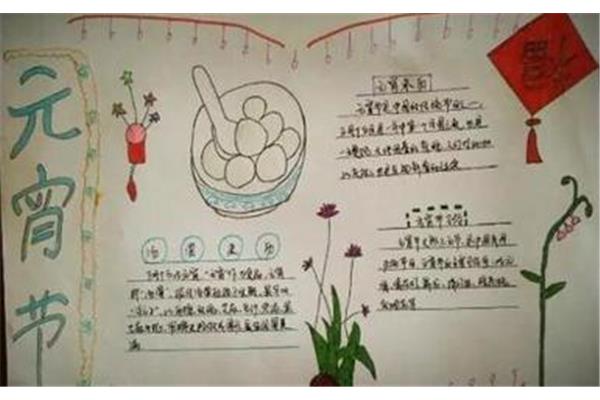 元宵节手抄报大全