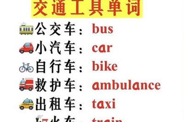 火车的英文单词