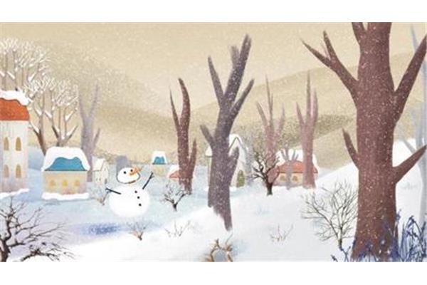 关于雪景的词语