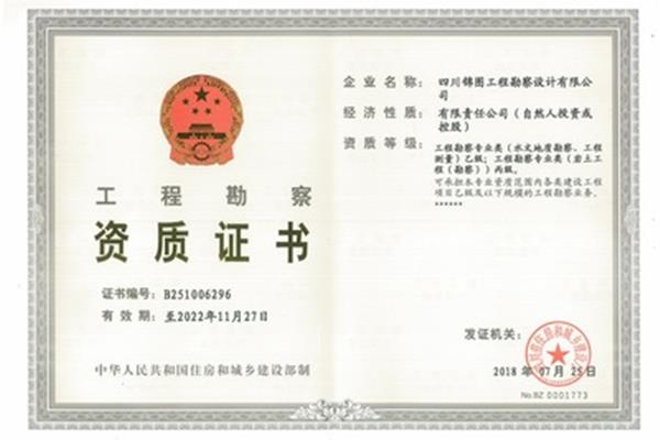 工程设计资质