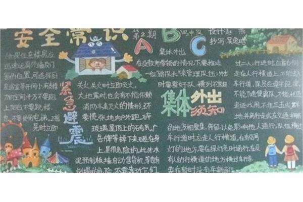 安全教育板报图片