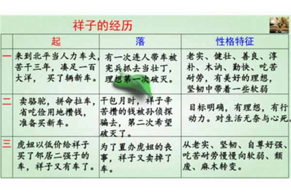 骆驼祥子启示